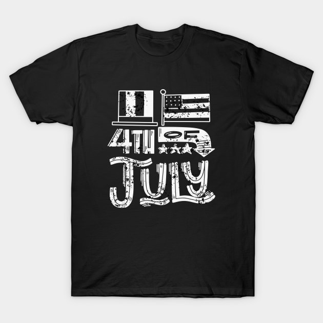 4th of july independence day T-Shirt by osaya